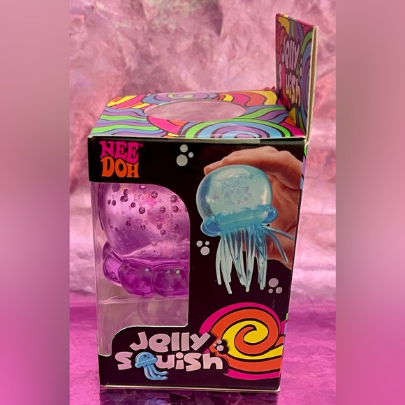 Nee Doh PURPLE Jelly Squish Glitter Super Solid Squish. - Picture 4 of 6